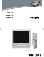 Preview for 2 page of Philips 14PV375 Operating Instructions Manual