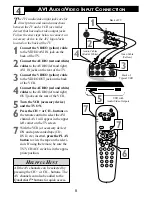 Preview for 8 page of Philips 14RF50S/71 Directions For Use Manual