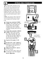 Preview for 10 page of Philips 14RF50S/71 Directions For Use Manual