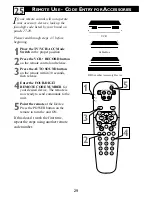 Preview for 29 page of Philips 14RF50S/71 Directions For Use Manual