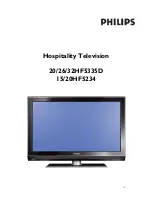 Preview for 33 page of Philips 15/20HF5234 Installation Manual