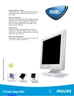 Preview for 1 page of Philips 150B Technical Specifications