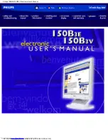 Philips 150B3E User Manual preview