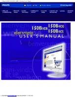 Предварительный просмотр 1 страницы Philips 150B4CB Electronic User'S Manual