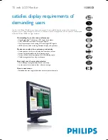 Preview for 1 page of Philips 150B5CB Specifications