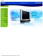 Philips 150M20P Electronic User'S Manual предпросмотр