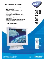 Philips 150P Specifications предпросмотр