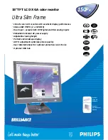 Предварительный просмотр 1 страницы Philips 150P3C Specifications