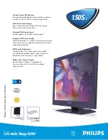 Preview for 1 page of Philips 150S3 Specifications