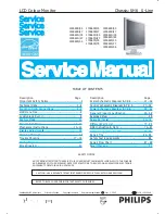 Предварительный просмотр 1 страницы Philips 150S6FB/00 Service Manual