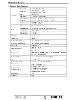 Preview for 4 page of Philips 150S7FS/00 Service Manual