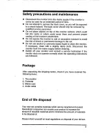 Preview for 7 page of Philips 15B1222N Operating Instructions Manual