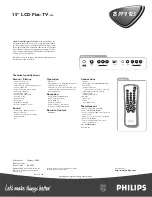 Preview for 2 page of Philips 15PF9925 - annexe 2 Specifications