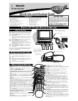 Preview for 1 page of Philips 15PF9945/37 Quick Use And Hookup Manual