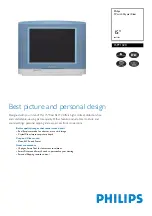 Preview for 1 page of Philips 15PT1320 Specification Sheet