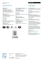 Preview for 2 page of Philips 15PT2536 Specification Sheet