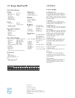 Preview for 2 page of Philips 15PT2967/01 Specifications