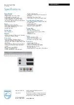 Предварительный просмотр 3 страницы Philips 15PT2967 Specification Sheet