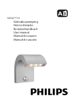 Preview for 1 page of Philips 163568716 User Manual