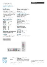 Preview for 3 page of Philips 17-LCD HDTV MONITOR FLAT TV CRYSTAL CLEAR III 17PF8946 Specifications