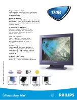 Philips 170B2 Specifications предпросмотр