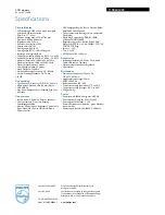 Preview for 3 page of Philips 170B6CG Specifications