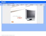 Philips 170C7 170C7F User Manual предпросмотр