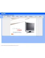 Philips 170C8 User Manual предпросмотр