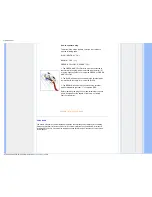 Предварительный просмотр 23 страницы Philips 170CW8 User Manual