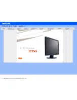 Philips 170V6 User Manual preview