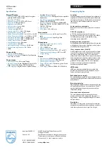 Preview for 2 page of Philips 170V6FB Specifications