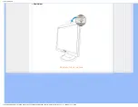 Предварительный просмотр 34 страницы Philips 170V7 Electronic User'S Manual