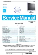 Preview for 1 page of Philips 170V7 Service Manual