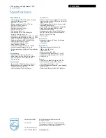 Предварительный просмотр 3 страницы Philips 170X5FB Specification Sheet