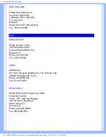 Preview for 92 page of Philips 170X6 User Manual