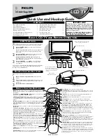 Preview for 1 page of Philips 17PF9936/99 Quick Use And Hookup Manual