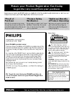 Preview for 2 page of Philips 17PF9946/37 User Manual