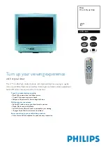 Preview for 1 page of Philips 17PT1666/05 Specifications