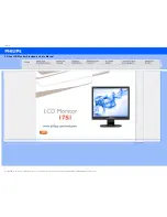 Preview for 2 page of Philips 17S1 User Manual