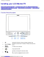 Preview for 13 page of Philips 180MT13P User Manual