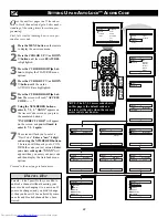 Preview for 22 page of Philips 19-FAUX FLAT COLOR TV 19PS35S Directions For Use Manual