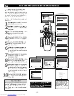 Preview for 26 page of Philips 19-FAUX FLAT COLOR TV 19PS35S Directions For Use Manual