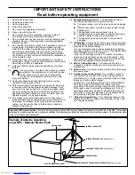 Preview for 3 page of Philips 19-FAUX FLAT STEREO COLOR TV 19PS45S Directions For Use Manual