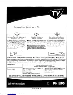 Philips 19-MONO COLOR TV W-REM CONT-CHARCOAL-20LL200 (Spanish) Instrucciones De Uso preview