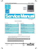 Предварительный просмотр 1 страницы Philips 190B5CB/00 Service Manual