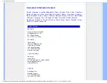 Preview for 68 page of Philips 190B7 User Manual