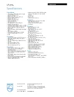 Preview for 3 page of Philips 190B7CG Specifications