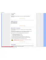 Preview for 22 page of Philips 190B9 - Brilliance - 19" LCD Monitor User Manual