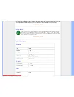Preview for 32 page of Philips 190B9 - Brilliance - 19" LCD Monitor User Manual