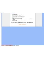 Preview for 72 page of Philips 190B9 - Brilliance - 19" LCD Monitor User Manual
